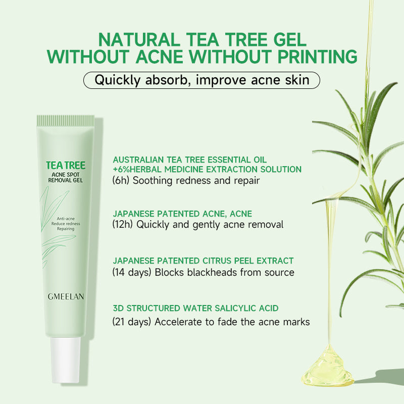 GMEELAN Gel Tea Tree Acne Treatment Essence 20g